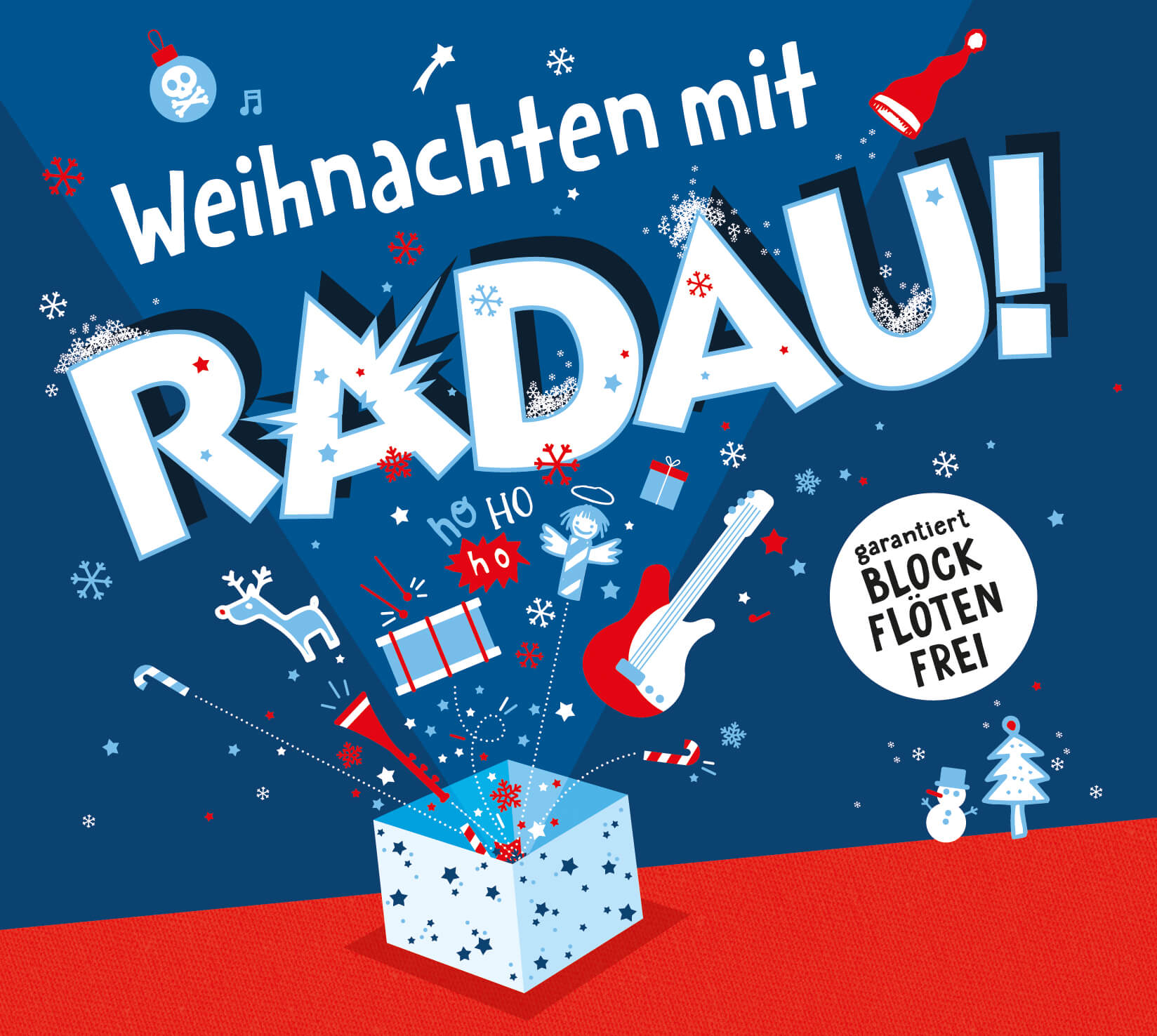 CD Cover Weihnachten mit Radau!