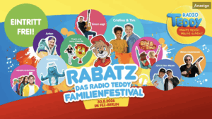 Pressebild für Veranstaltung Rabatz. Das Radio Teddy Familienfestival