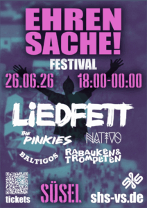 Pressebild für Veranstaltung Ehrensache Festival